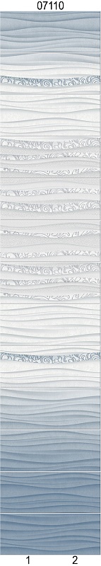 Панель из ПВХ с цифровой печатью Голубая Лилия