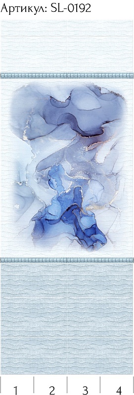 Панель ПВХ с цифровой печатью Хрупкий лёд
